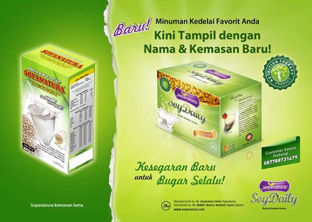 Soydaily susu kedelai organik instan yang enak di indonesia harga