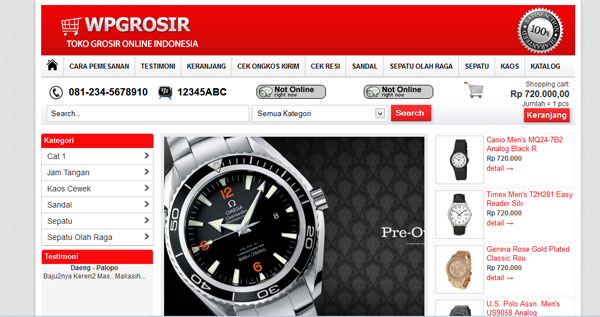 theme bagus wordpress untuk jualan produk grosir secara online murah premium loading cepat